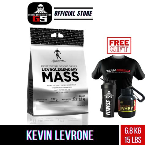 Kevin Levrone Levro Legendary Mass Gainer Protein 15 Lbs Lazada