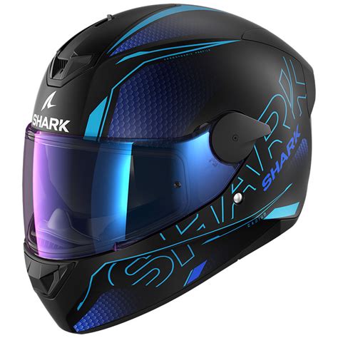 Shark D Skwal 2 Cadium Mat Helmet Grey Blue He4061ekbk Full Face