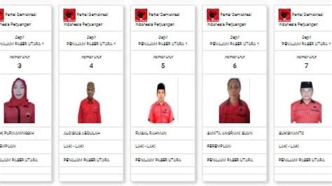 Daftar Caleg PDIP Untuk DPRD PPU Dapil Penajam Paser Utara 1 2 3 Di