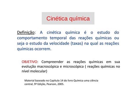 PDF Cin Tica Qu Mica Material Edisciplinas Usp Br Modelo De