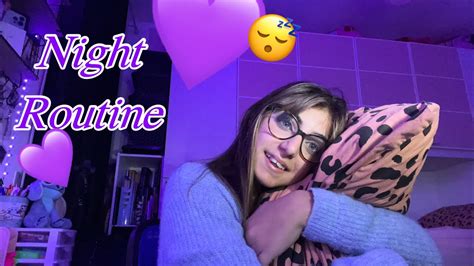 La Mia Night Routine Youtube