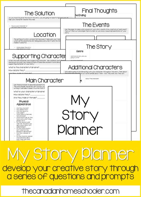 Planning A Story Template