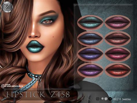 The Sims Resource ZENX LIPSTICK Z458 HQ