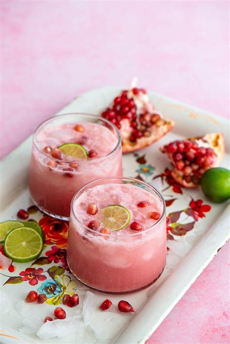 Pomegranate Limeade Nibbles And Feasts