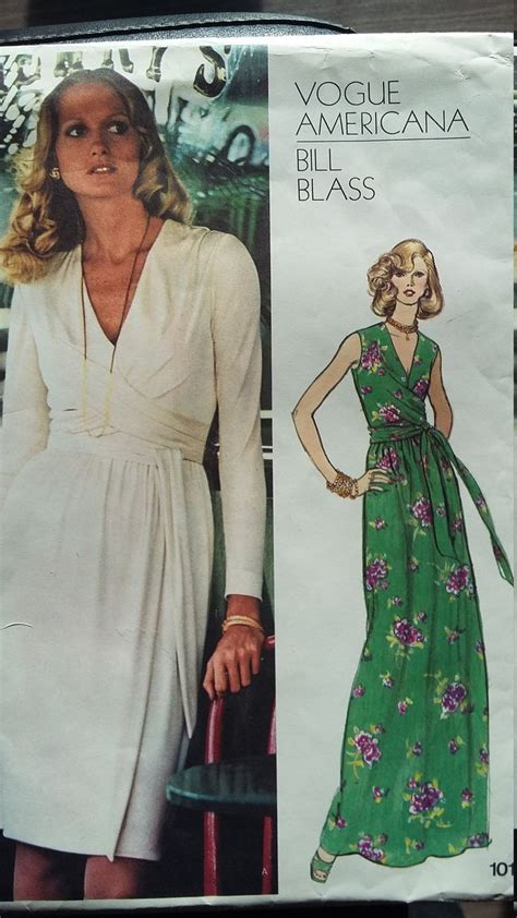 UNCUT And FF Pattern Pieces Vogue 1015 Americana Bill Blass Etsy