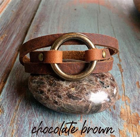 Leather Bracelet For Women Womens Leather Jewelry Leather Wrap Cuff