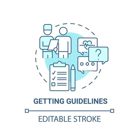 guidelines icon vector art icons  graphics