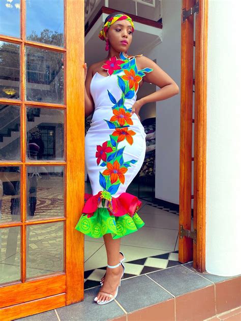 Xitsonga Inspired Tomi R Dress In South African Traditional