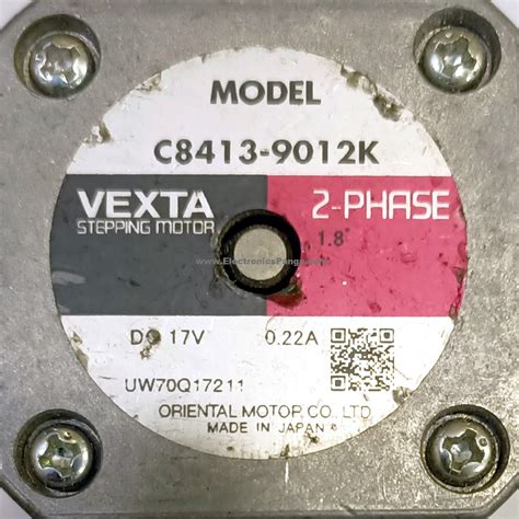 VEXTA C8413 9012K 1 2A 2 Phase 4 Wires 1 8 Step Nema17 Stepping Motor