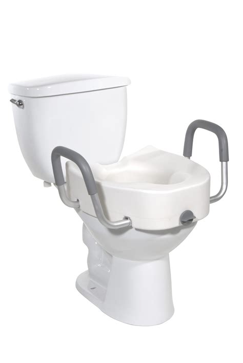 Raised Toilet Seat With Padded Armrests Professional Medical