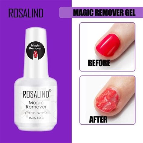 Jual Rosalind Magic Remover Penghapus Nail Gel Remover Kutek Gel