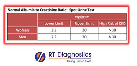 Albumin Creatinine Ratio Rt Diagnostics