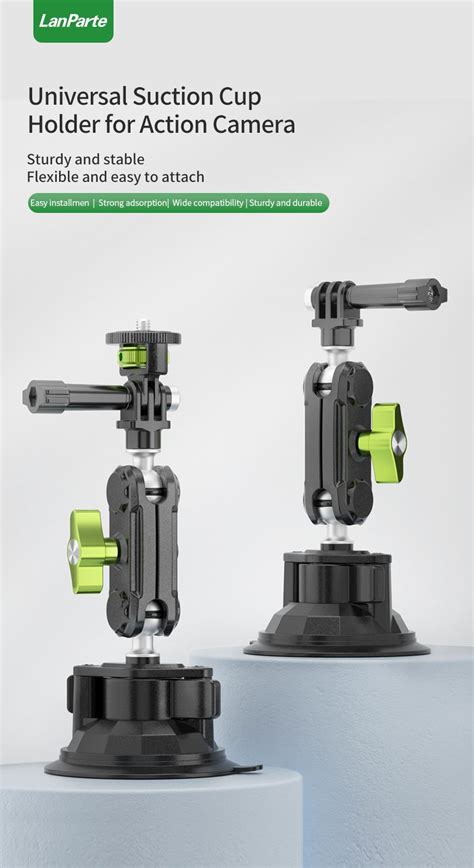 Action Camera Suction Cup Mount Camera Holder Maker Lanparte