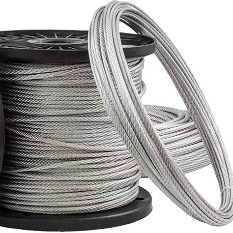 X S Fc Galvanized Steel Wire Rope Astm Mm