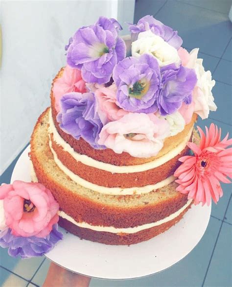 Naked Cake With Flowers Sallys