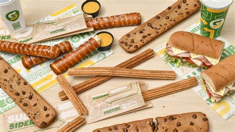 Subway Debuts Footlong Collection With Churros Pretzels And Cookies