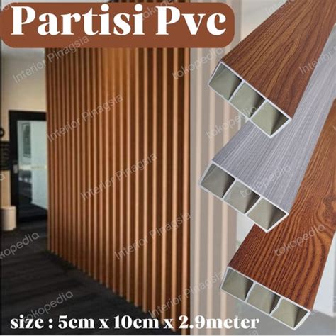 Jual Partisi Pvc Kisi Kisi Penyekat Ruangan Ft Jakarta