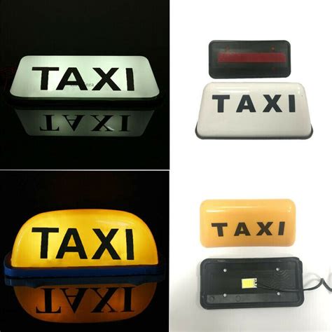 1Pcs LED Taxi Display Signal Indicator Lights 12V Waterproof LED Light