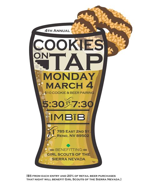 Cookies On Tap Th Annual Beer And Girl Scout Cookie Pairing Reno