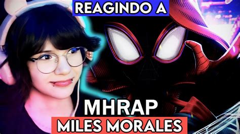 React Miles Morales Homem Aranha Atrav S Do Aranhaverso