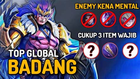 Build Badang Tersakit 2024 Badang Stun Terus Menerus MObile Legends