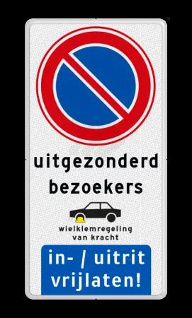 Parkeerborden Verboden Te Parkeren Niet Parkeren Kopen