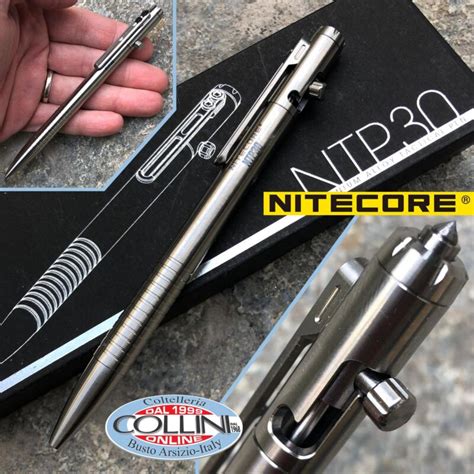 Nitecore Titanium Bolt Action Tactical Pen NTP30 Penna Tattica