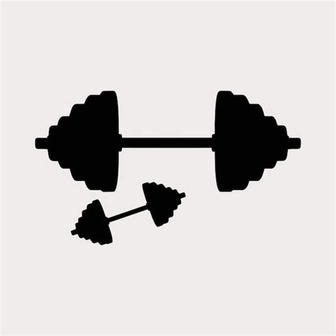 Premium Vector Dumbbell Isolated On White Vector