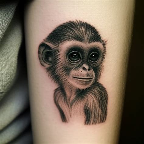 54 Small Monkey Tattoo Ideas - TattooClue.com