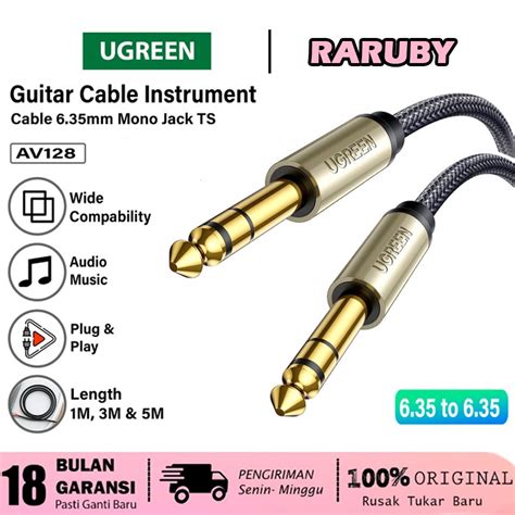 Jual UGREEN Kabel Audio Splitter Dual Jack Aux 6 5mm Untuk Amplifier