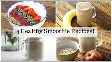 4 Healthy Smoothie Recipes My Tribest Blender Review Nic S