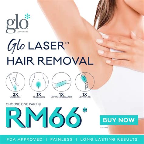 Glo Laser™ Hair Removal Rm66 Online Promotion Glo Laser