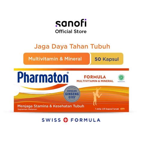 Jual Pharmaton Formula S Multivitamin Jaga Stamina Dan Kesehatan