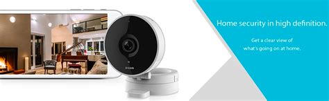 D Link HD WiFi Indoor Security Camera Cloud Recording Motion Detection