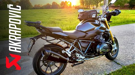 Akrapovic Titanium Slip On Exhaust On A BMW R1200R YouTube