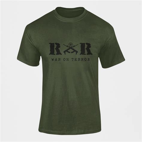 Buy Rashtriya Rifles Military Half Sleeve T-Shirts – Olive Planet