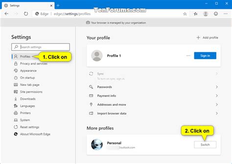 How To Change Name Of Profile In Microsoft Edge Chromium Tutorials