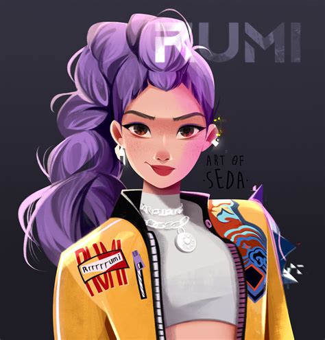 rumi kpop demon hunters drawing 1