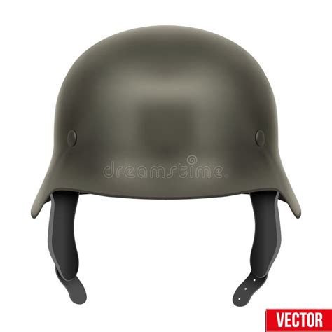 German Army Helmet World War Ii Period Isolated On A White CanStock