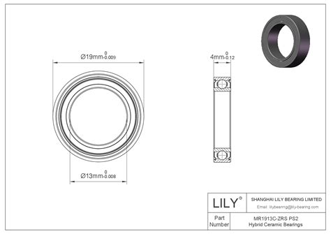 Mr C Zrs Ps Hybrid Ceramic Deep Groove Ball Bearings Lily Bearing