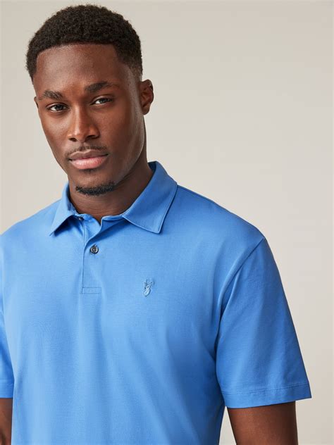 Buy Blue Regular Fit Short Sleeve Jersey Polo Shirts 5 Pack from Next