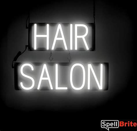 Hair Salon Lichtreclame Neon Led Bord Verlicht Spellbrite 53 X 38 Cm 6 Bol