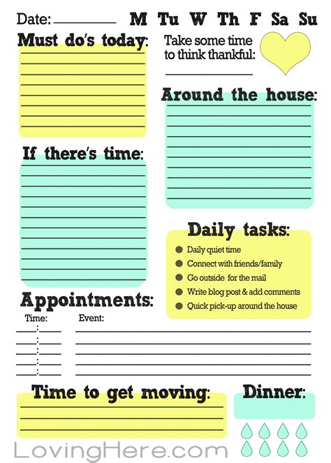 Free Printable To Do Lists To Get Organized Free Templates Printable