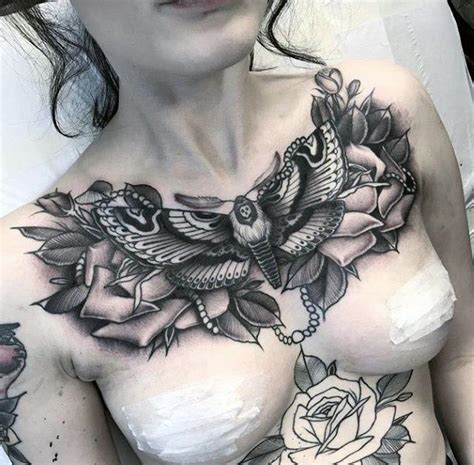 Top Best Chest Tattoo Ideas For Women Cool Female Designs