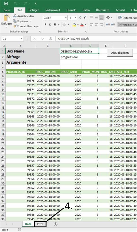 Daten In Excel Auswerten Oee Box