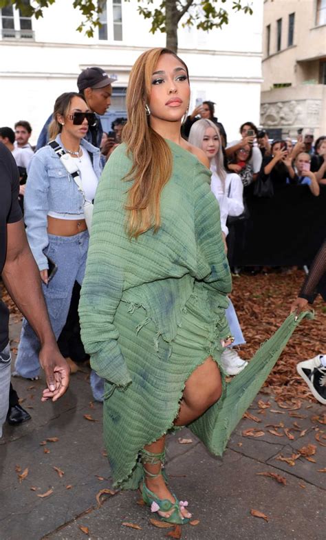 Jordyn Woods Attends The Acne Studios Fashion Show During 2023 Paris