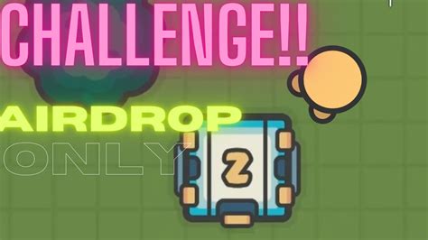 Airdrop Only Challenge Zombs Royale Youtube