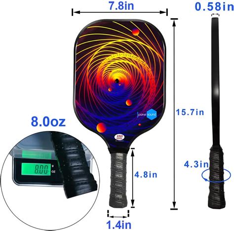 Usapa Toray T Carbon Fiber Pickleball Paddle With Honeycomb For Us