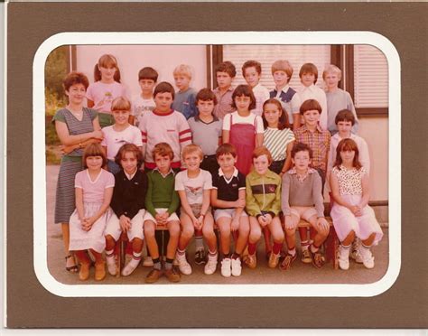 Photo De Classe CM1 1982 1983 De 1982 Ecole Saint Vincent Ardentes