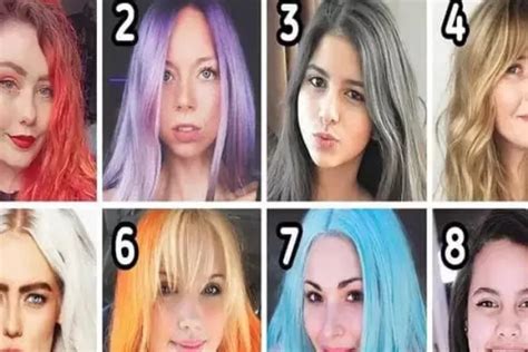 Tes Kepribadian Pilih Warna Rambut Yang Disukai Dalam Gambar Akan